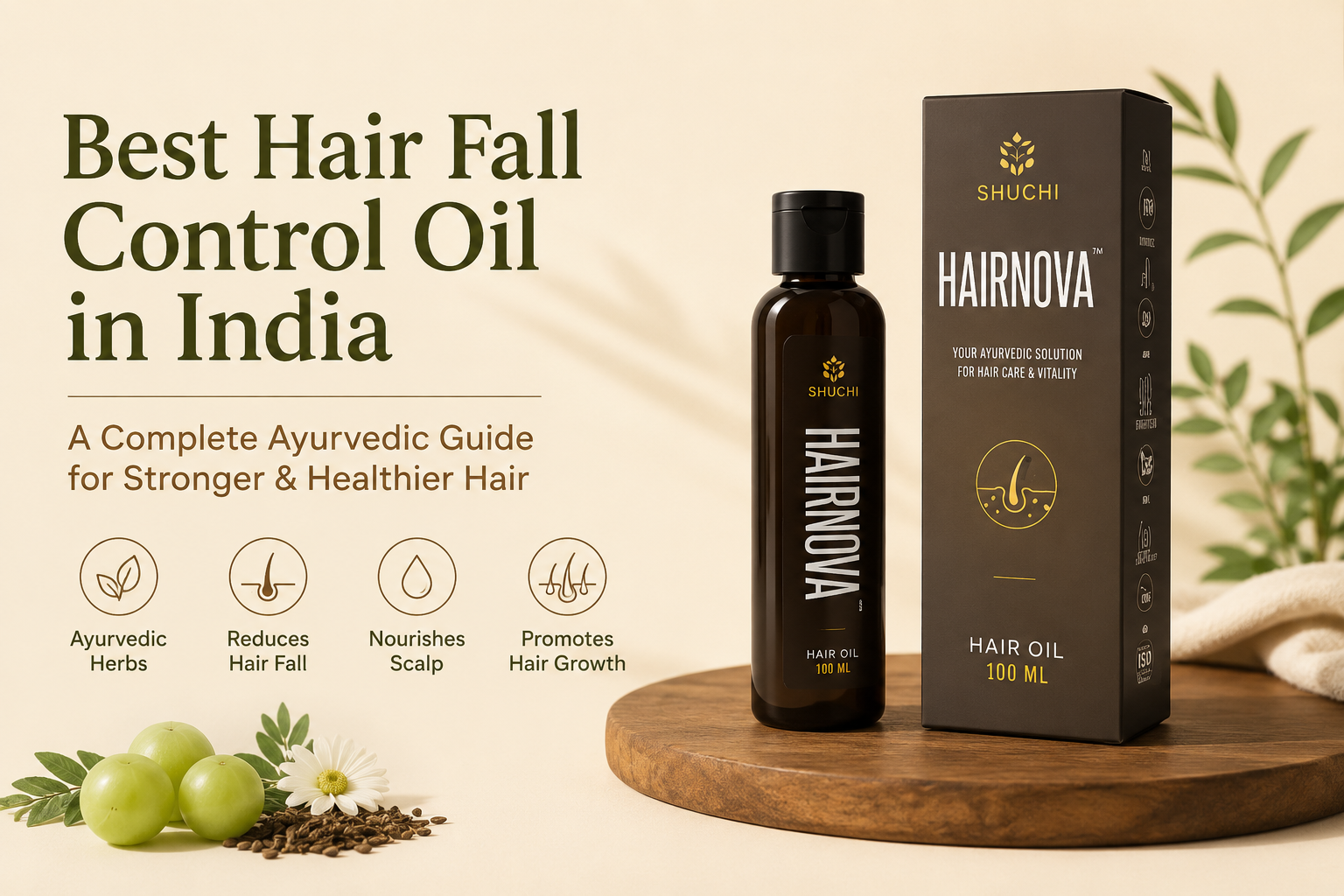 Best Hair Fall Control Oil in India: A Complete Ayurvedic Guide