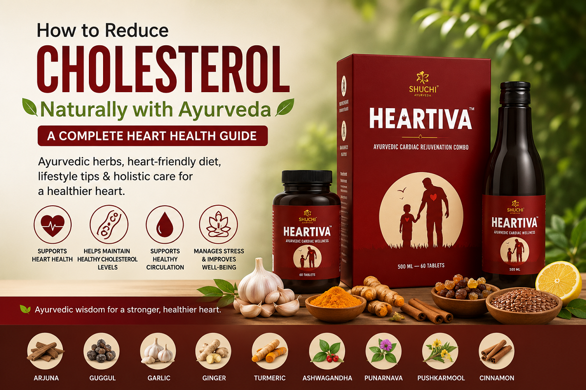 How to Reduce Cholesterol Naturally with Ayurveda: A Complete Heart Health Guide