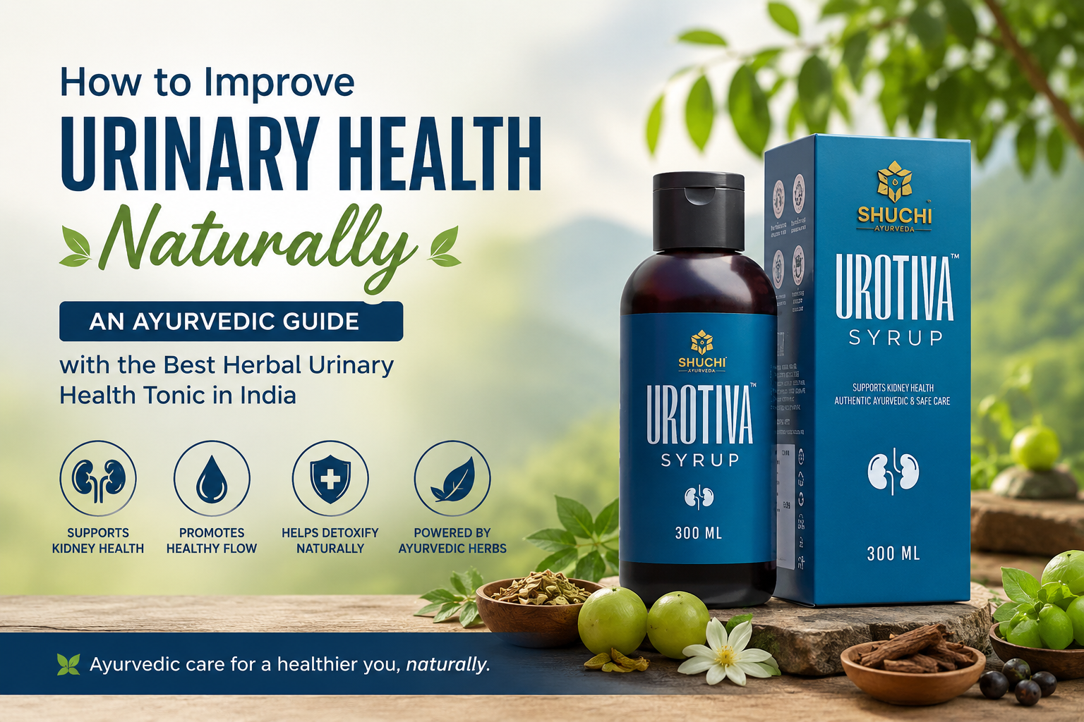 How to Improve Urinary Health Naturally: An Ayurvedic Guide with the Best Herbal Urinary Health Tonic in India