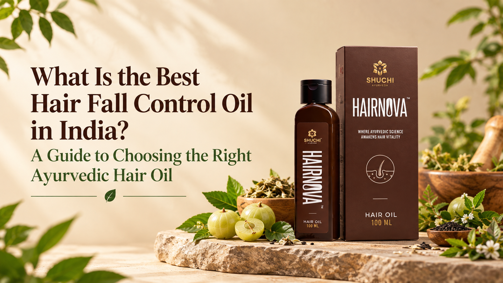 What Is the Best Hair Fall Control Oil in India? A Guide to Choosing the Right Ayurvedic Hair Oil